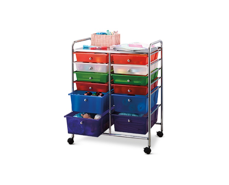 Easy Home 12Drawer Rolling Cart ALDI US