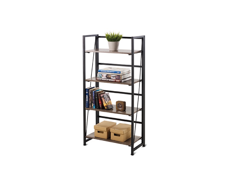 SOHL Furniture Folding 4-Tier Bookshelf | ALDI US