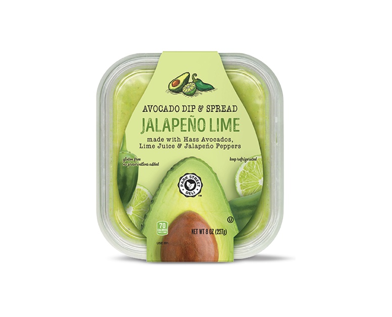 Park Street Deli Jalapeno Lime or Garlic Herb Avocado Spread ALDI US