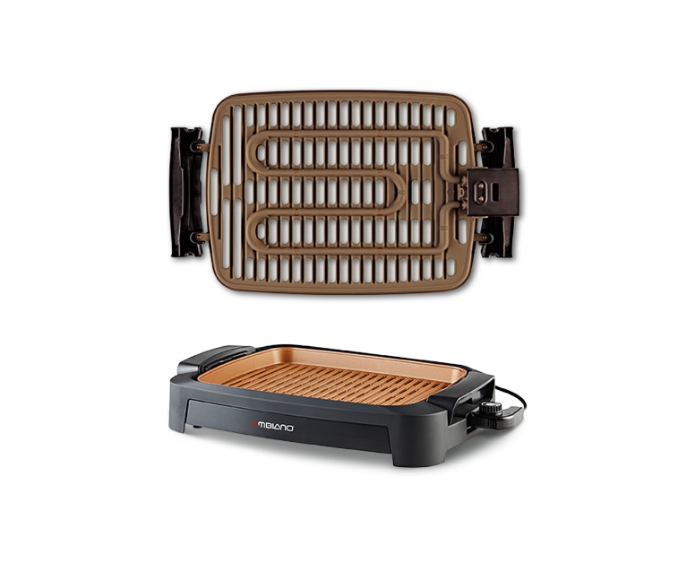 Ambiano 12" x 16" Electric Smokeless Grill ALDI US