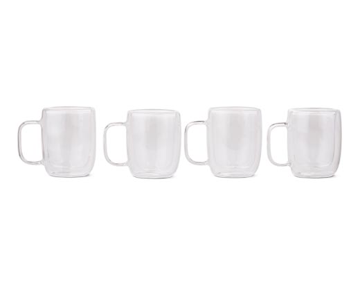 Starfrit 12oz. Double-Wall Glass Coffee Cup