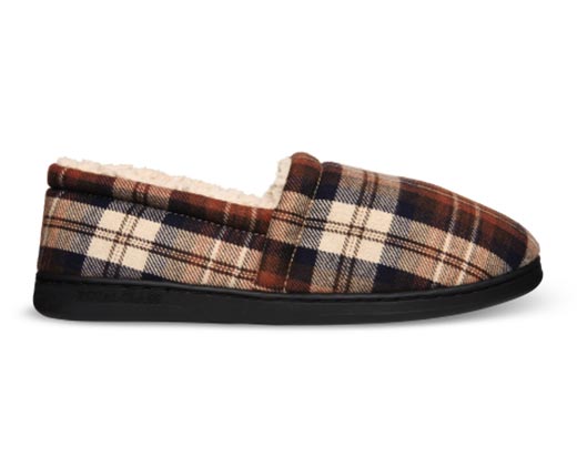 royal class men's memory foam slippers