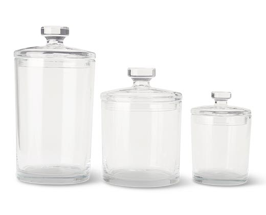 Garhelper Airtight Glass Jar,2/3pcs Glass 450ml/15oz Containers