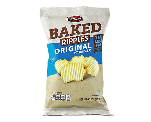 Clancy's Original Or Cheddar & Sour Cream Rippled Baked Potato Crisps 