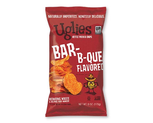 Uglies Kettle Chips Sea Salt Or Bar-b-que 