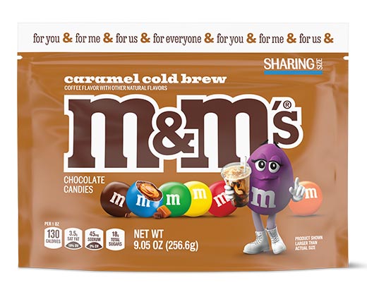 M&amp;M's Caramel Cold Brew Sharing