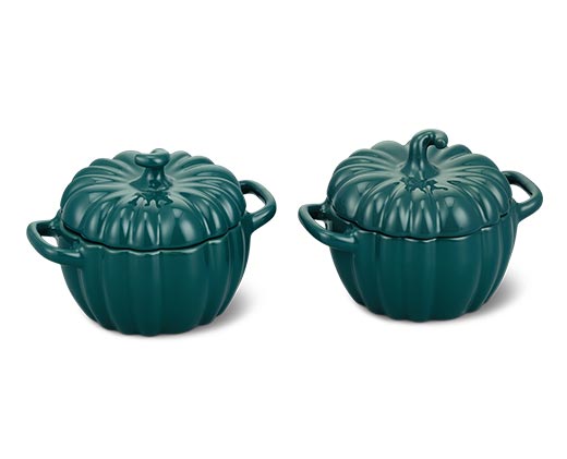 Crofton 2pk Mini Pumpkin Casserole Dishes Aldi Us