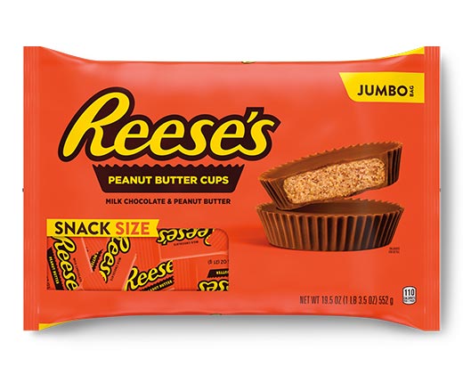 Hershey's Reese's Peanut Butter Cup Jumbo Snack Size