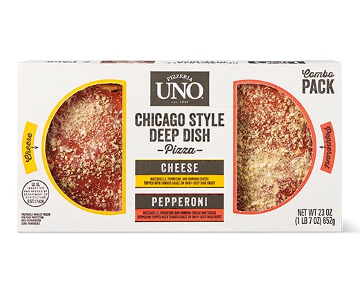 Uno Pizzeria 6&quot; Cheese and Pepperoni Duo Pack Pizza