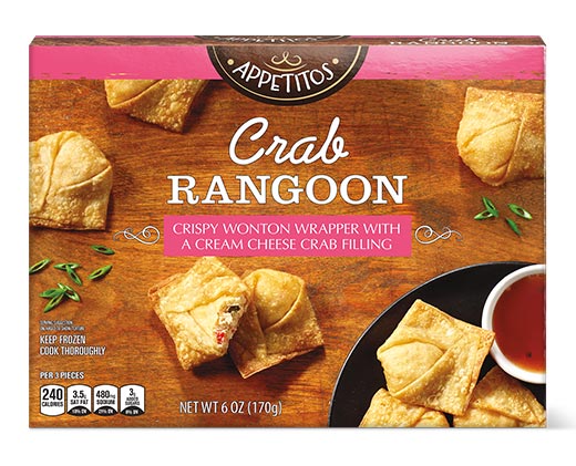 Fusia Asian Inspirations Crab Rangoon or Cream Cheese Wonton