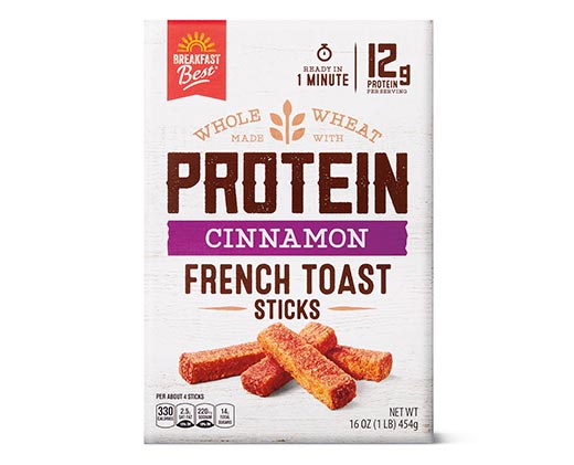 Breakfast Best Protein Cinnamon French Toast Sticks