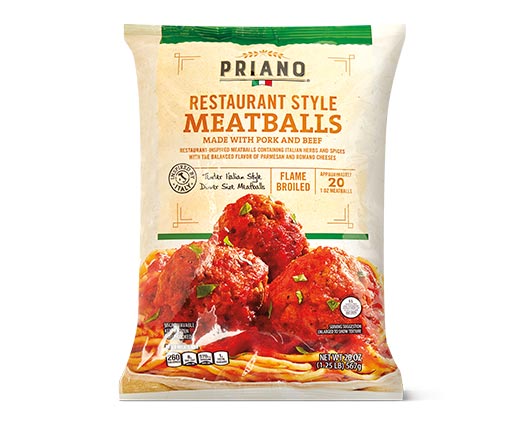 Priano Restaurant Style Meatballs