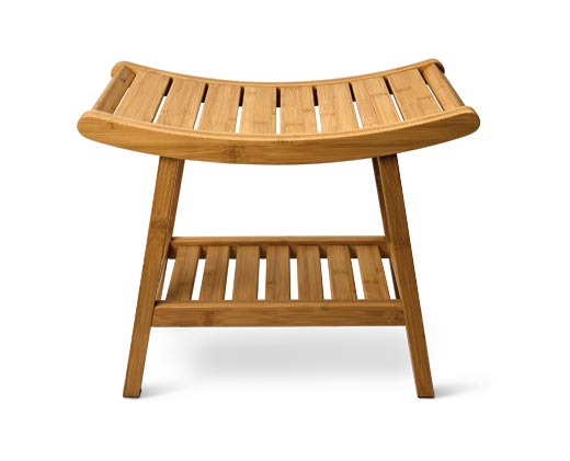 SOHL Furniture Bamboo Bath Stool