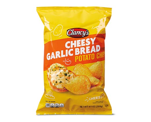 Clancy&#039;s Cheesy Garlic Bread Potato Chips