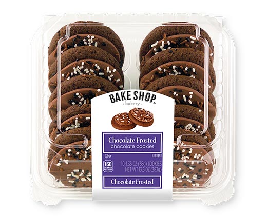 Bake Shop Chocolate Frosted Chocolate Sugar Cookies