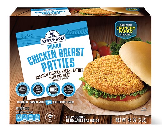 Kirkwood Panko Chicken Breast Patties