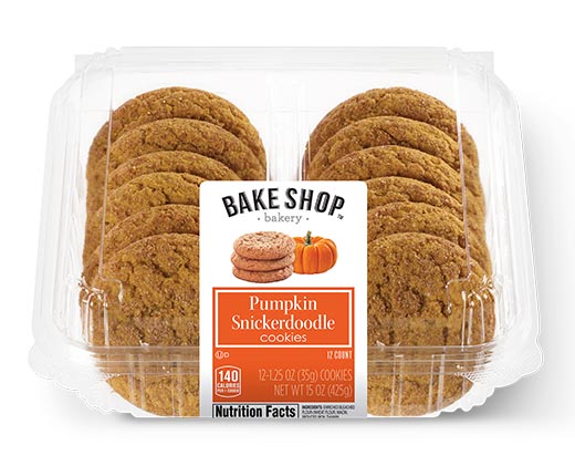 Bake Shop Pumpkin Snickerdoodle Cookies