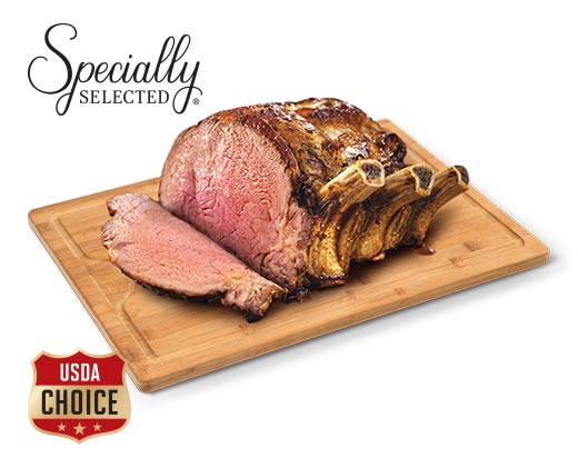 Specially Selected USDA Choice Bone In Ribeye Roast