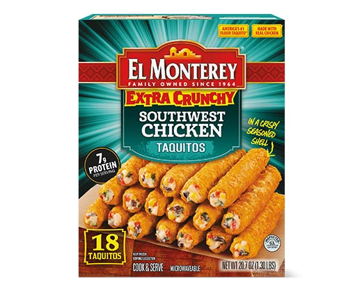 El Monterey Southwest Chicken Taquitos in Flour Tortilla