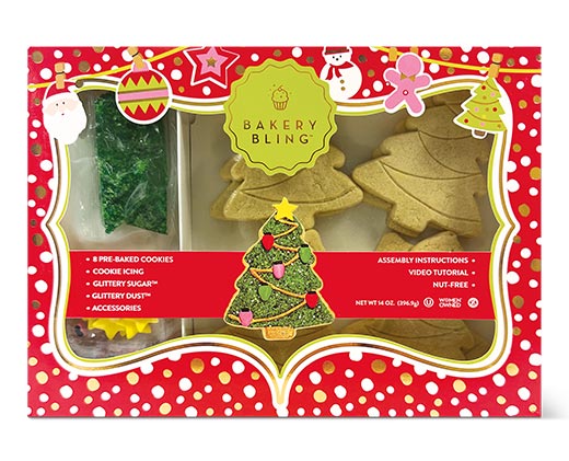 Bakery Bling Christmas Tree Cookie Kit