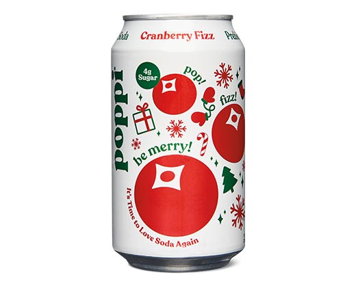 Poppi Holiday Edition Cranberry Fizz