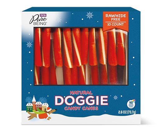 Pure Being Candy Cane Dog Treats