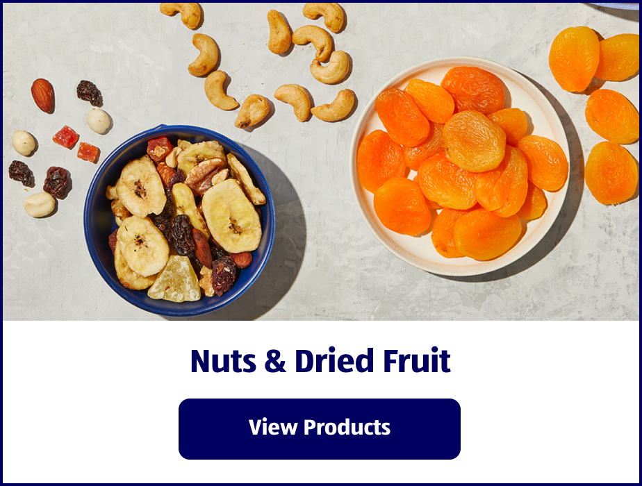 Nuts &amp; Dried Fruit. View Products.