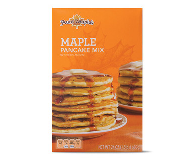 ALDI US - Aunt Maple’s Maple or Maple Bacon Pancake Mix