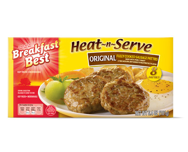 ALDI US - Breakfast Best Heat-n-Serve Sausage Patties