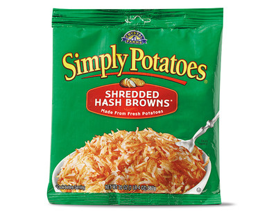 ALDI US - Simply Potatoes Shredded Hash Browns Or Diced Potatoes With Onion