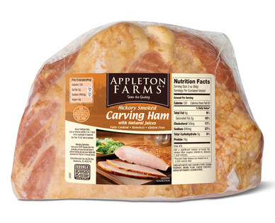appleton farms hickory smoked boneless spiral sliced ham