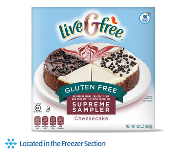 ALDI US - liveGfree Gluten Free Supreme Sampler Cheesecake