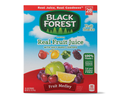 calories in black forest fruit snacks