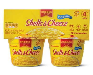 ALDI US - Cheese Club Shells & Cheese Cups