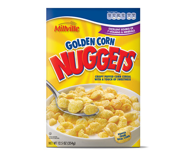 ALDI US - Millville Golden Corn Nuggets or Honey Puffs