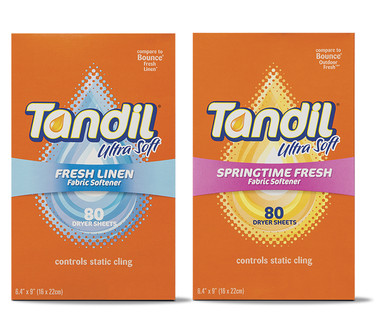 ALDI US - Tandil Fabric Softener Sheets