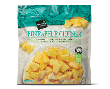 ALDI US - Season’s Choice Frozen Pineapple Chunks or Island Medley