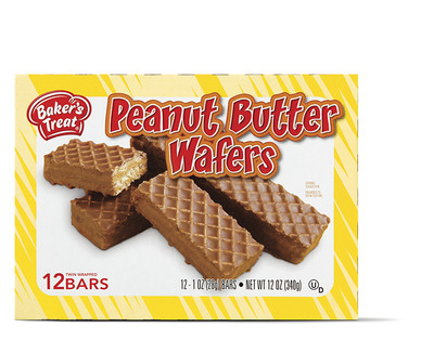 ALDI US - Baker’s Treat Peanut Butter Wafers