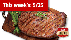 Fresh USDA Choice Boneless Beef Ribeye Steak Twin Packs